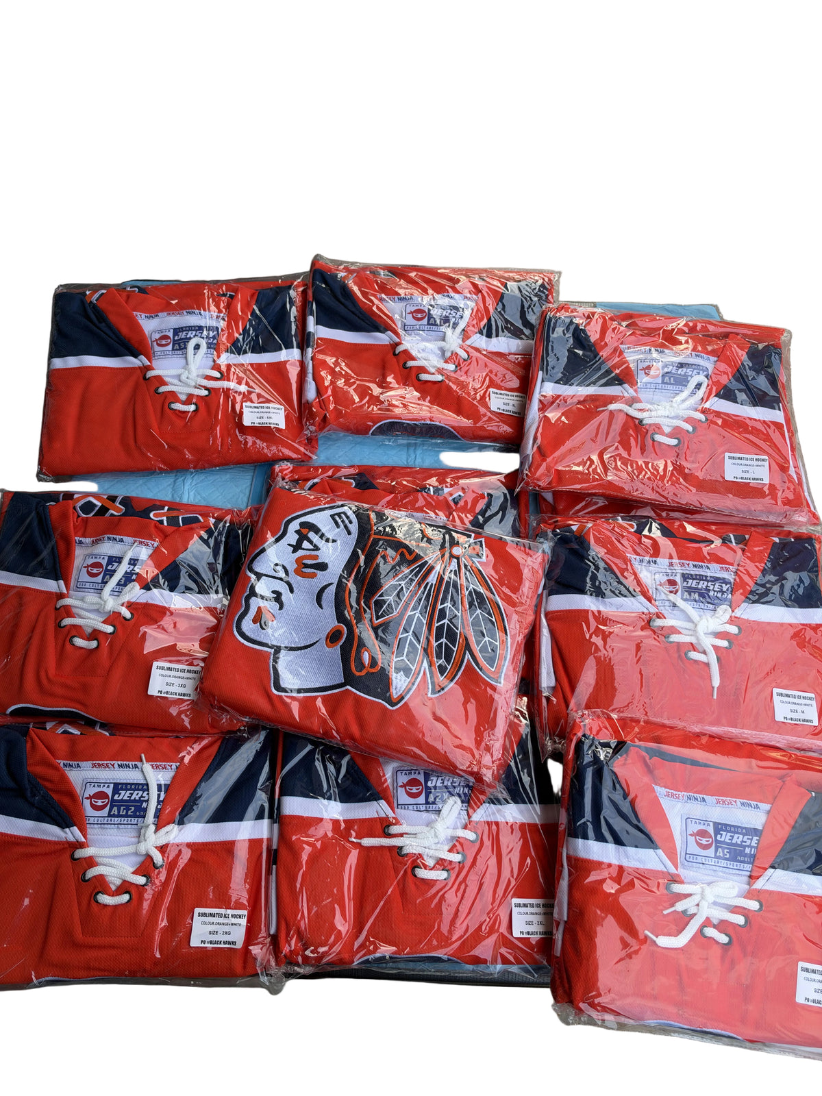 Chicago Blackhawks Bears Orange